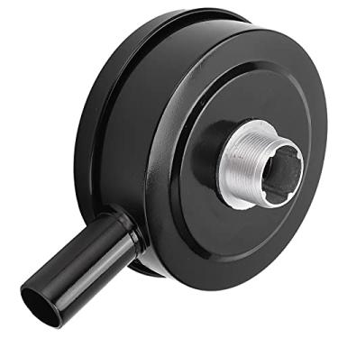 Imagem de Silenciador de ruído do compressor de ar, revestimento de ferro redondo 33x1,5mm, filtro de entrada do silenciador de rosca para entrada do compressor de ar, bloqueio de poeira e