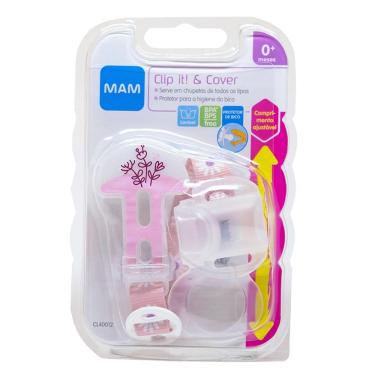 Imagem de Prendedor de Chupeta Mam Clip It e Cover Girls Cores Ref:3142