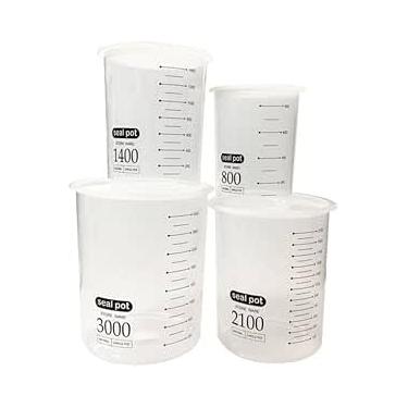Imagem de Kit de Potes Herméticos de Plástico Multiuso, 4 Peças, Organizadores para Cozinha