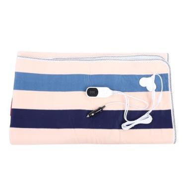 Imagem de Diydeg Cobertor Aquecido, Cobertor Elétrico Portátil de Flanela Macia para Viagens e Camping, Manta Aquecida Com 3 Configurações de Temporizador e 9 Níveis de Temperatura para Carro