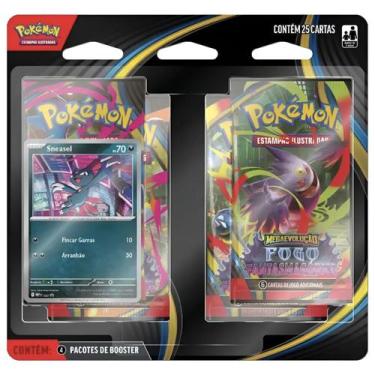 Imagem de Pokémon Tcg Quadruplo Fogo Fantasmagorico Sneasel Português - Copag