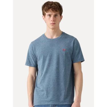 Imagem de Camiseta Levis Classic SS Original Housemark Lines Azul Médio-Masculino