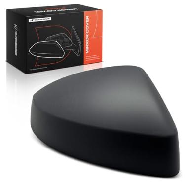 Imagem de A-Premium Tampa do espelho retrovisor do lado do passageiro - compatível com Audi A3 S3 2015-2020, A3 Sportback e-tron 2016-2018 - Cinza preparado, com orifício de seta, sem sistema de aviso de saída