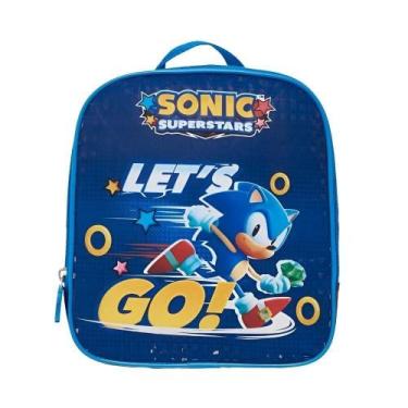 Imagem de Lancheira Térmica Escolar Infantil Sonic Let's Go Original Pacific