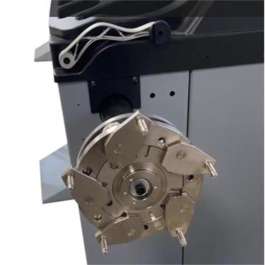 Imagem de RebarTech (Eixo de 36 mm) Adaptador de balanceador de roda para máquina de balanceamento de pneus de 36 mm de diâmetro, luminária universal de rotação de pneu