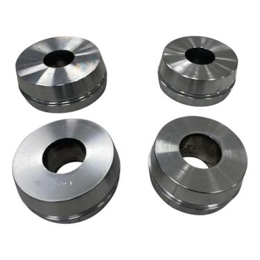 Imagem de RebarTech Conjunto de cone balanceador de roda para máquina de balanceamento de pneus com eixo de 36 mm, kit de cones cônicos de 89,1 mm ~ 121,6 mm / 3,51 polegadas ~ 12,2 cm, 4 peças, acessório de