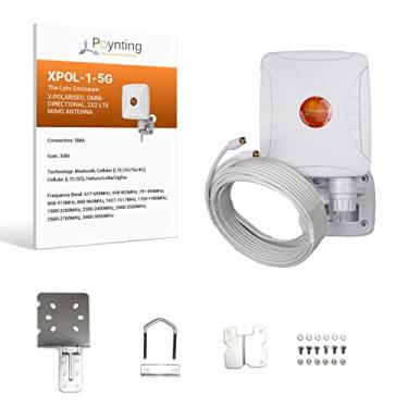 Imagem de Poynting Antena omnidirecional Hotspot XPOL-1-5G | 2X2 MIMO | 617-3800 MHz | 4G/LTE 5G | 3,5dBi | SMA (M)