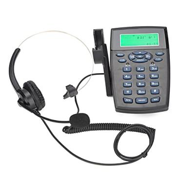 Imagem de aqxreight Fone de Ouvido Com Fio para Central de Atendimento HT820 Com Microfone Omnidirecional Fone de Ouvido para Escritório/Casa Excelente Som e Toque de de Com Microfone O Telefone Equipado é