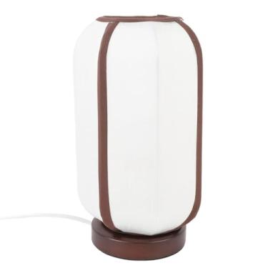 Imagem de aqxreight Abajur de Mesa de Cabeceira Controle de Chave de 3 Cores Luz Noturna de Mesa de Cabeceira para Quarto Com Lâmpada LED E27 Abajur Branco para Sala de Estar Superior Branco para um ESTILO