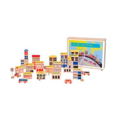 Imagem de Brinquedos Educativos Blocos Construindo Cidades 85 Peças - Sonho de C
