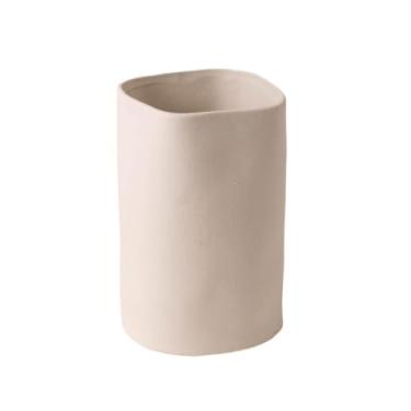 Imagem de Vaso de cerâmica estilo creme para casa ornamentos de sala de estar mesa hidropônica arranjo de flores decorativo tubo de flores vasos de flores