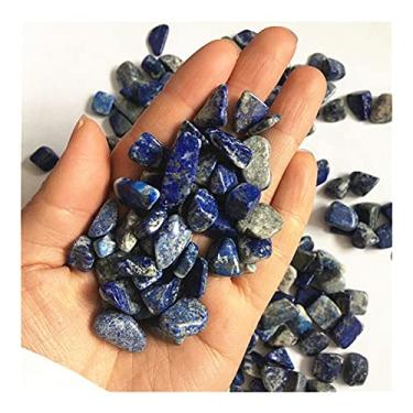 Imagem de Pedra natural lápis-lazúli lascas de cristal Reiki cristais de cascalho artesanato