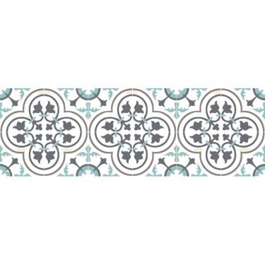 Imagem de Adesivo Piso Ladrilhos Lavável Antiderrapante Vinil