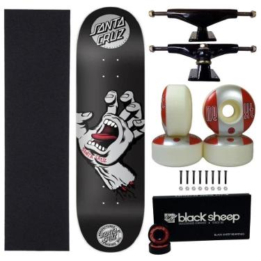 Imagem de Skate Santa Cruz 8.0 Montado Profissional Roda Next 101a-Unissex