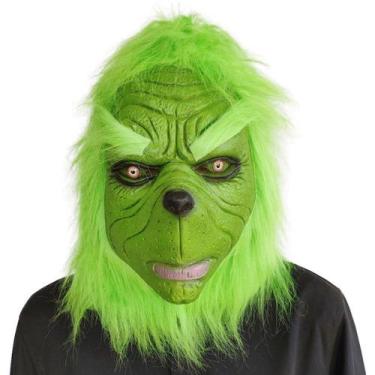 Imagem de Máscara de cosplay Grinch Halloween Carnival Easter Latex tamanho únic