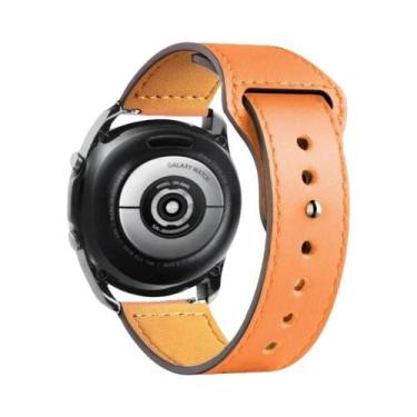 Imagem de Pulseira De Couro Unissex Compatível Com Samsung Galaxy Watch 7/6/5/Pr