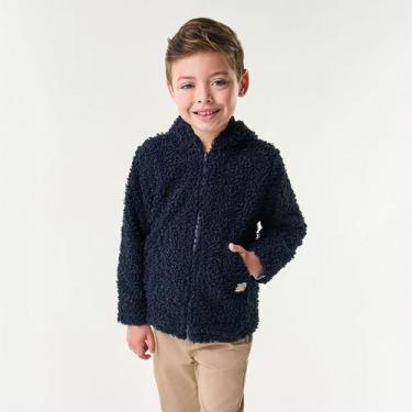 Imagem de Jaqueta Infantil Menino Urso Inverno Fleece Plush Inverno Trick Nick, 