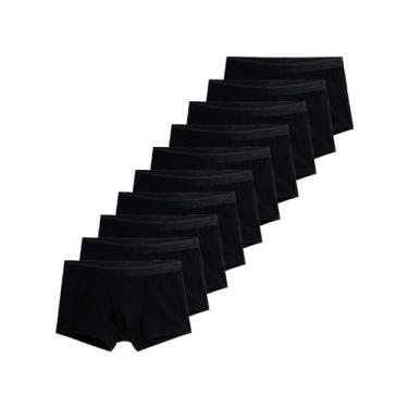 Imagem de Kit com 10 Cuecas Sunga Lupo 480-003, Preto, GG