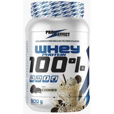 Imagem de Whey Protein 100% 900g Pote - Pro Effect -, Cookies