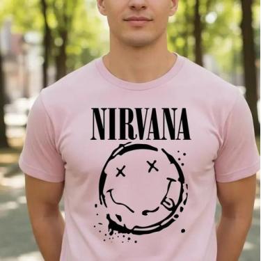 Imagem de Camisa Camiseta de Algodão Masculina Feminina Unissex Banda De Rock Ni