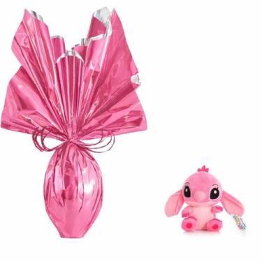 Imagem de Ovo 250g Pelúcia Stitch ou Angel 20cm A Magia Do Chocolate Lilo Stitch
