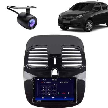 Imagem de Central Multimídia Automotiva Android Auto Grand Siena Moldura + Câm Bp 7 Touch Screen Bluetooth Wi-Fi USB