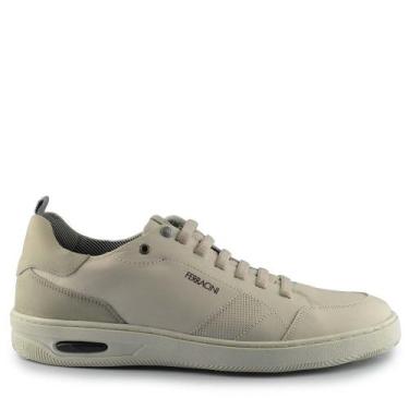 Imagem de Sapatênis Ferracini Masculino New Blady 2631, 39, Gelo