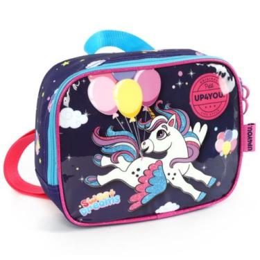 Imagem de Lancheira Termica Infantil Feminina Escolar Unicornio - Luxcel