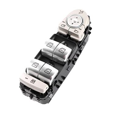 Imagem de Lado do driver da chave de controle da janela elétrica, adequado para C-CLASS W205 S205 GLC X253 C253 A2059056811 2059056811
