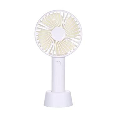 Imagem de Mini Ventilador Portatil Mao Bateria Usb Recarregavel 3 Velocidades