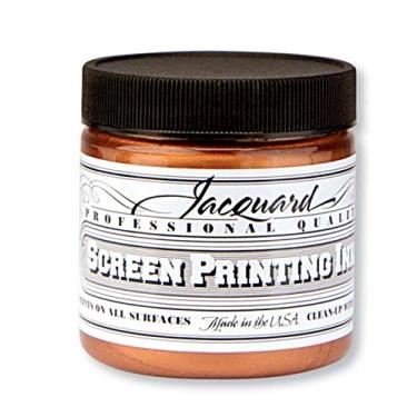 Imagem de Jacquard Tinta profissional para impressão de tela, solúvel em água, frasco de 118 g, cobre (123)