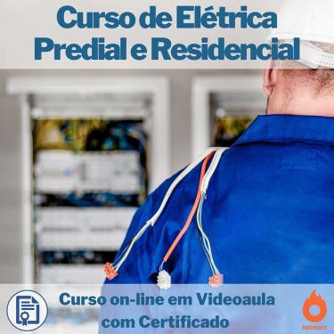 Imagem de Curso on-line em videoaula de Elétrica Predial e Residencial com Certificado