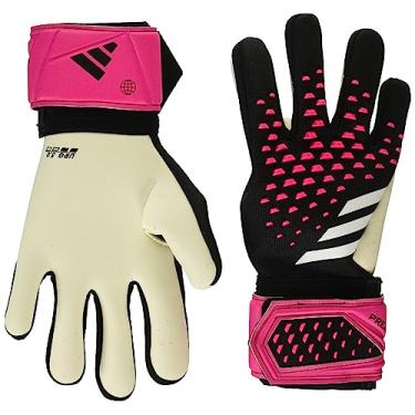 Imagem de adidas Luvas unissex de goleiro da liga preto/branco/Team Shock Pink 7