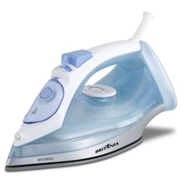 Imagem de Ferro a Vapor Britânia Nano Ceramic Eco 430ml Azul e Branco BFE1000AZ – 220 Volts