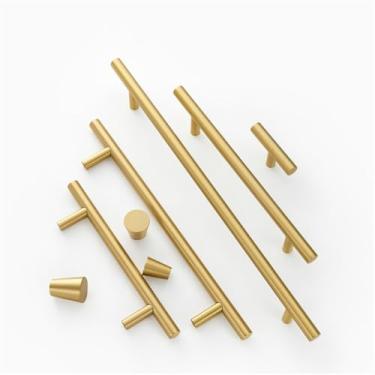 Imagem de Puxadores de móveis de bronze cone simples europeu chinês porta do armário gaveta armário guarda-roupa caixa de sapato puxa botões, l3123, sb, l