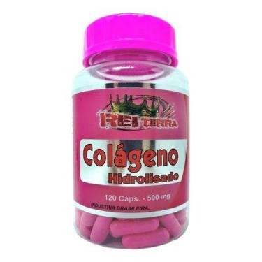 Imagem de 5 Colágeno Hidrolisado 120 Cápsulas 500mg - Rei Terra