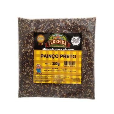 Imagem de Semente de Painço Preto para Pássaros - Ferreira - Nutrifer, 200g