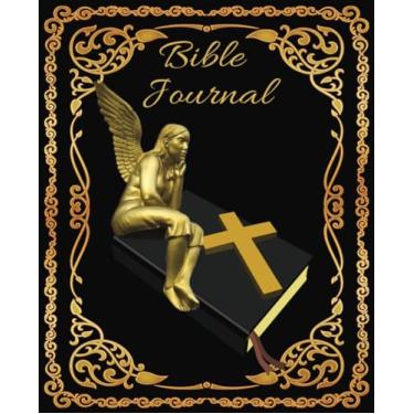 Imagem de Bible Journal: Journaling Bible Study Notes| Church Sermons Notes | College Ruled | 140 Pages | 7.5 x 9.25 in