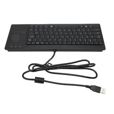 Imagem de Teclado IPC X Teclado de Conexão Com Fio de Tesoura Com Touchpad para Controle da Indústria, Adequado para Aplicações Hospitalares (#1)