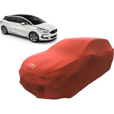Imagem de Capa De Tecido Proteger Pintura Carro Citroen Ds5 - Mz, Vermelha