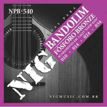 Imagem de Encordamento Para Bandolim Npb540 Nig Strings