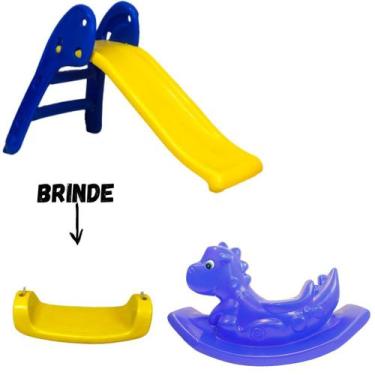 Imagem de Monte agora Brinquedo Escorregador Baby Kids 2 Degraus Infantil - Esco