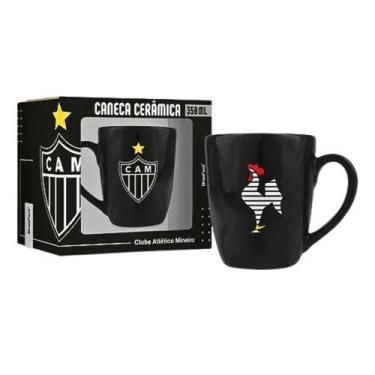 Imagem de Caneca Cerâmica Clube ATLÉTICO MINEIRO 350ML Brasfoot