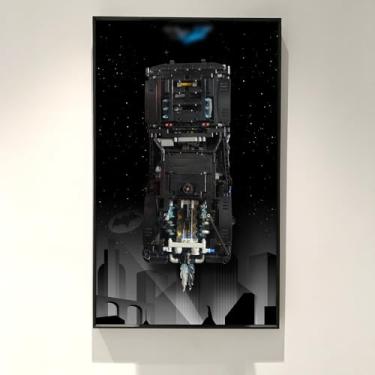 Imagem de WETCEAOM Painel De Exposição Para Lego Technic The Batman, Modelo Carro Batmóvel 42127, Compatível Com Ideias Presentes Entusiastas Montagem Em Parede Carro, Tamanho: 19,7 X 31,5 Pol.