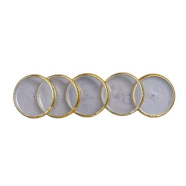 Imagem de Disco Caderno Inteligente 31mm G Dourado 12 Un. + Elastico CI312008 28092