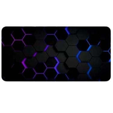 Imagem de Mouse Pad Gamer Tapete De Mesa 80x30cm Extra Grande Impermeável Antiderrapante - Ideal para PC, Desktop e Notebook