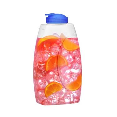 Imagem de Amazing Abby - Fitly – Jarra de plástico de 1,814 g (1 unidade), jarra de água inquebrável com tampa, livre de BPA, resistente ao calor, lavável na máquina de lavar louça, ótimo para bebidas geladas e