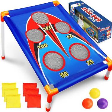 Imagem de Conjunto Bean Bags Toss Game TOY Life Cornhole para crianças de 4 a 8 