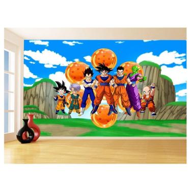 Imagem de Papel De Parede Dragon Ball Goku Vegeta Anime 3,5M Dbz438