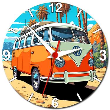 Imagem de Relógio de Parede Komb Retro Vintage Decoração